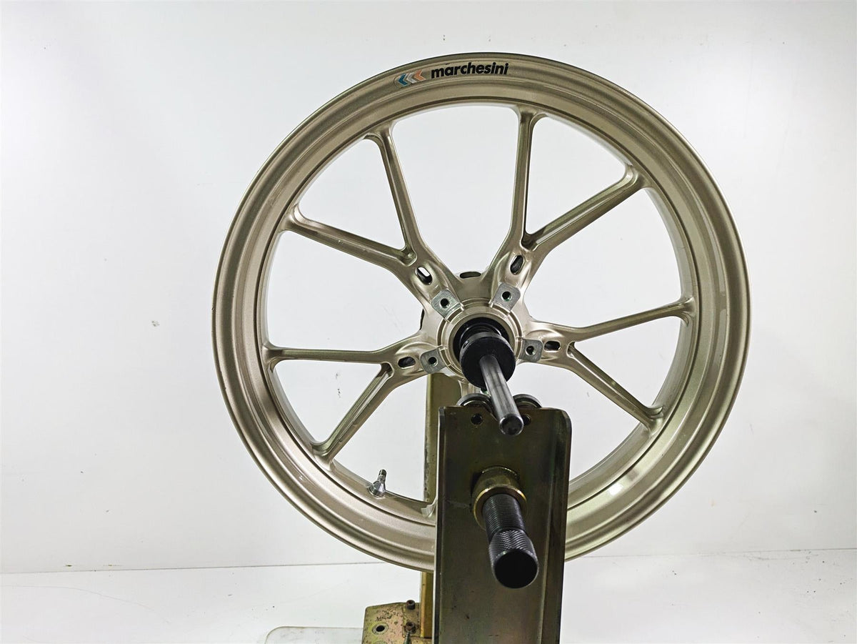 2009 Ducati Monster 1100 S Front Wheel Rim Marchesini Gold 17x3.5 50121301AG {{ shop.shopifyCountryName }} - Mototech271