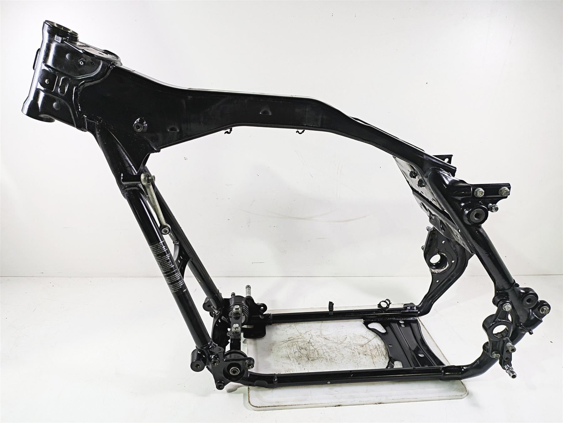 2010 Harley Touring FLHX Street Glide Straight Main Frame Chassis With Texas Salvage Title - 47900-11BHP