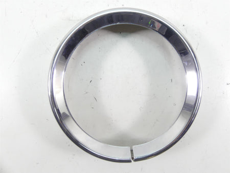 2005 Harley Touring CVO FLHTC SE Electra Glide Headlight Chrome Ring Cover {{ shop.shopifyCountryName }} - Mototech271
