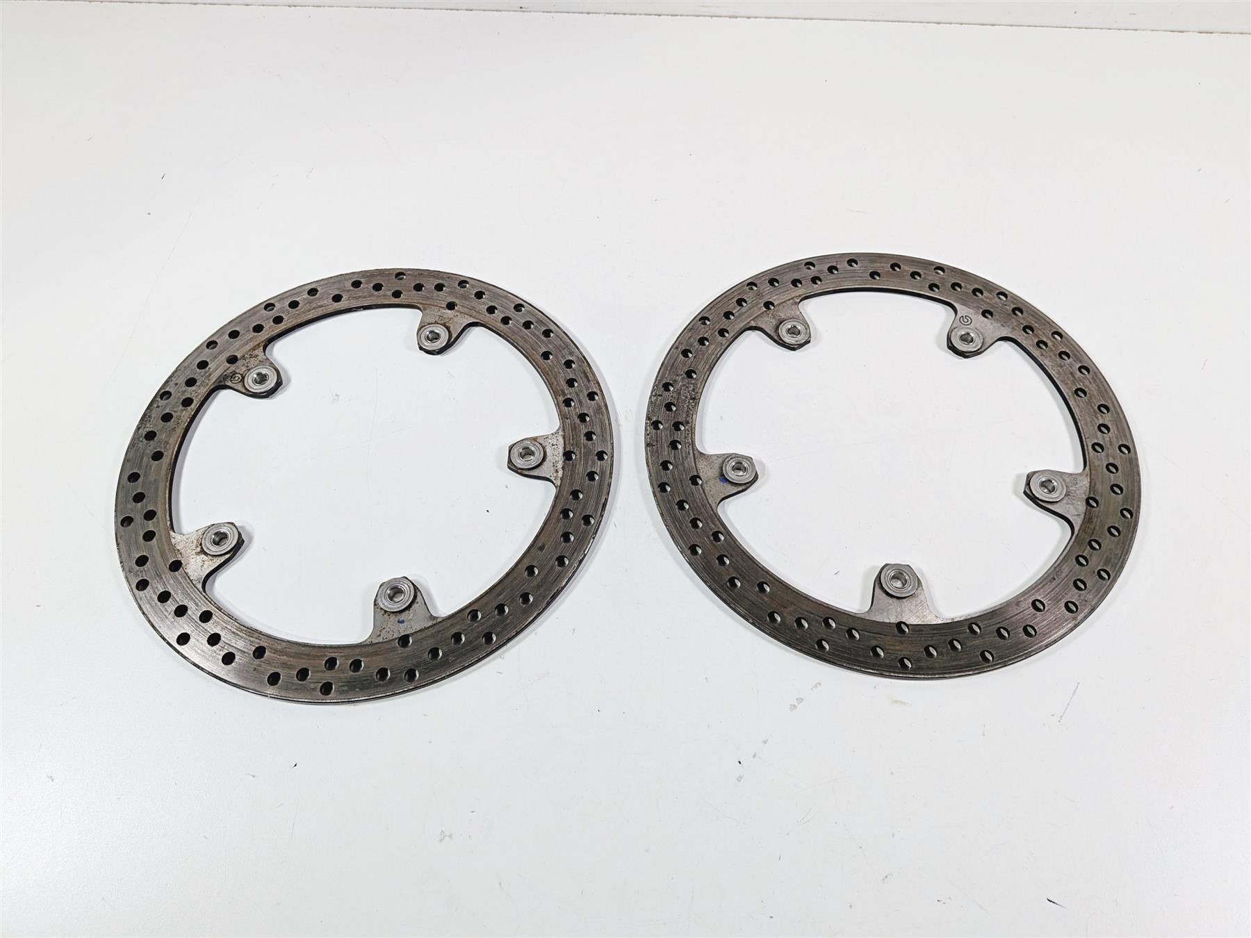 2016 BMW R1200RT RT RTW K52 Front Brake Rotor Set Brembo 320mm 34118526575 {{ shop.shopifyCountryName }} - Mototech271