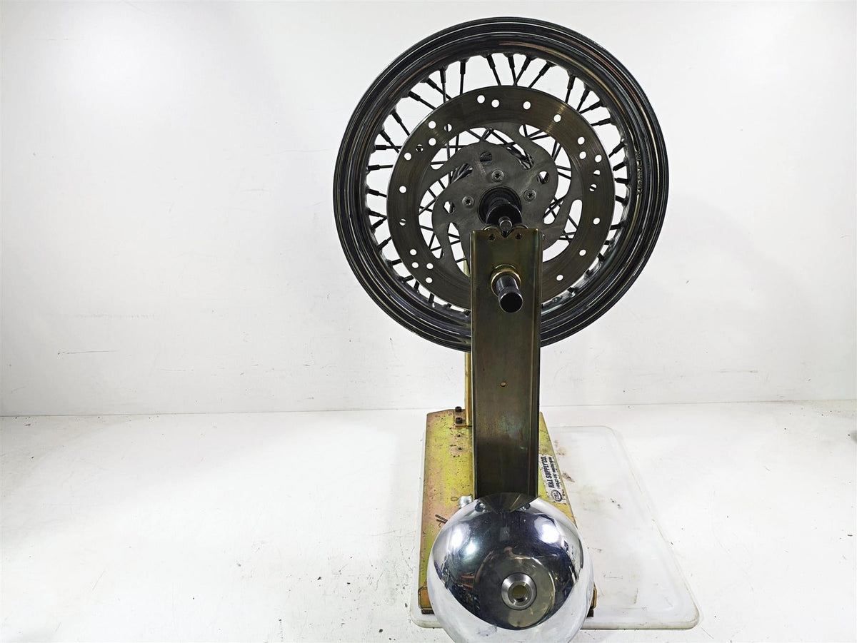 2002 Harley FLSTC Softail Heritage 16x3 Front Wheel Rim Rotor & Cover 43085-97 {{ shop.shopifyCountryName }} - Mototech271