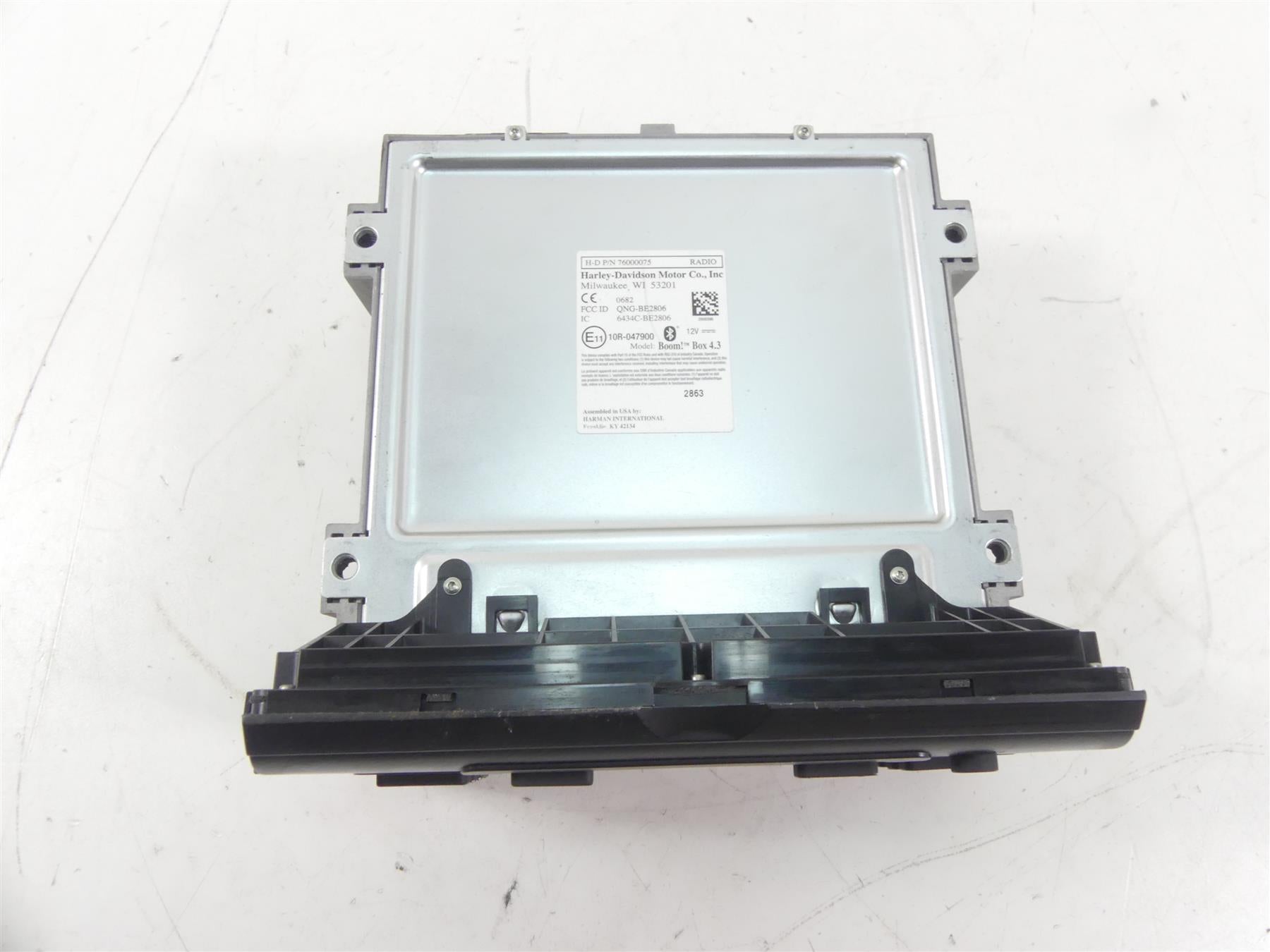 2014 Harley Touring FLHX Street Glide Radio Stereo Boom Box 4.3 76000075 {{ shop.shopifyCountryName }} - Mototech271