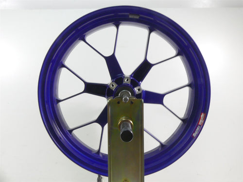 2004 Aprilia RSV1000 R Mille Straight Blue Front Wheel Rim 17x3.5 AP8108675 | Mototech271