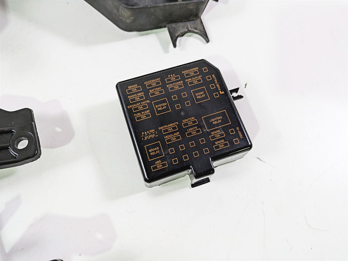 2010 Harley Touring FLHTK Electra Glide Battery Tray Electrical Set 66281-09B {{ shop.shopifyCountryName }} - Mototech271