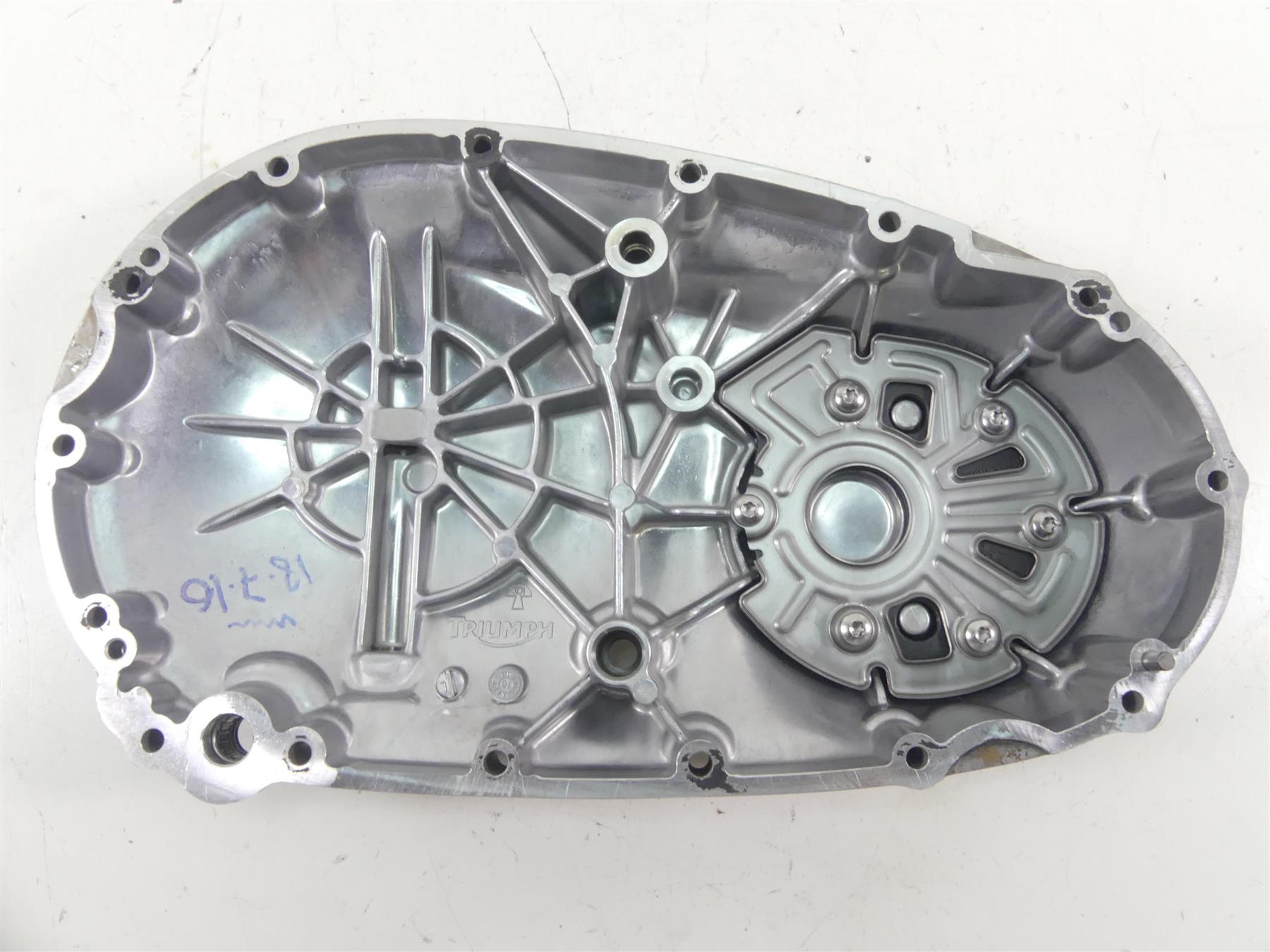 2017 Triumph Thruxton 1200 R Engine Motor Side Clutch Cover T1267765 {{ shop.shopifyCountryName }} - Mototech271