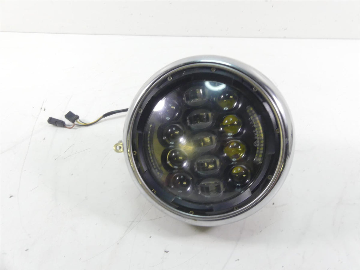 2017 Harley FLS Softail Slim Cyron Led Headlight Head Light + Bucket ABIG7-A6K {{ shop.shopifyCountryName }} - Mototech271