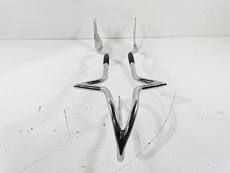 2004 Victory Kingpin Custom Rear Sissybar Backrest Devils Tail {{ shop.shopifyCountryName }} - Mototech271