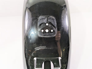 2002 Indian Spirit Deluxe Rear Fender Black Silver - Bent 89-301
