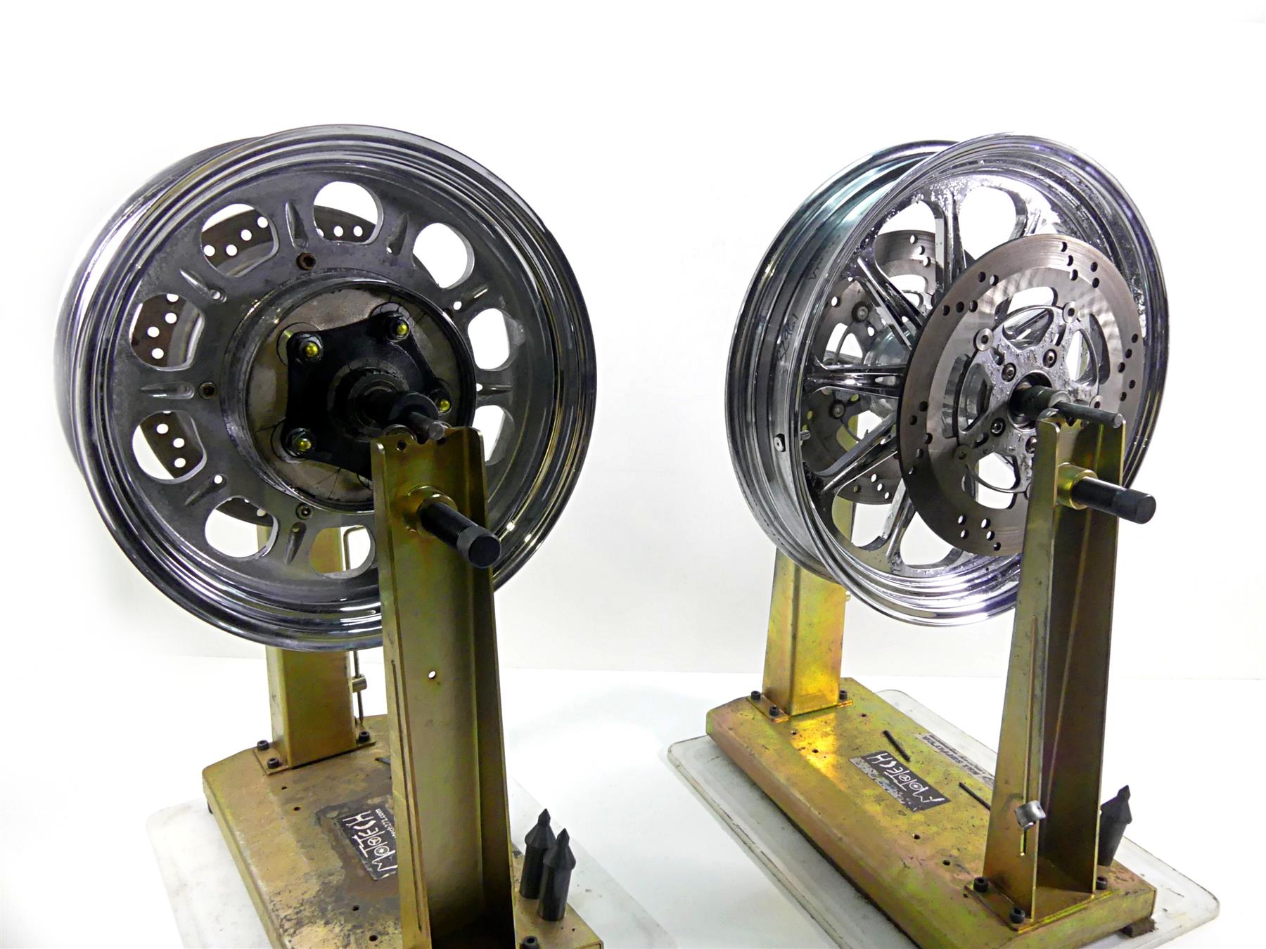 2002 Honda VTX1800 R RC Components 16x3.5 Front & 16x5.5 Rear Wheel Rim Set {{ shop.shopifyCountryName }} - Mototech271