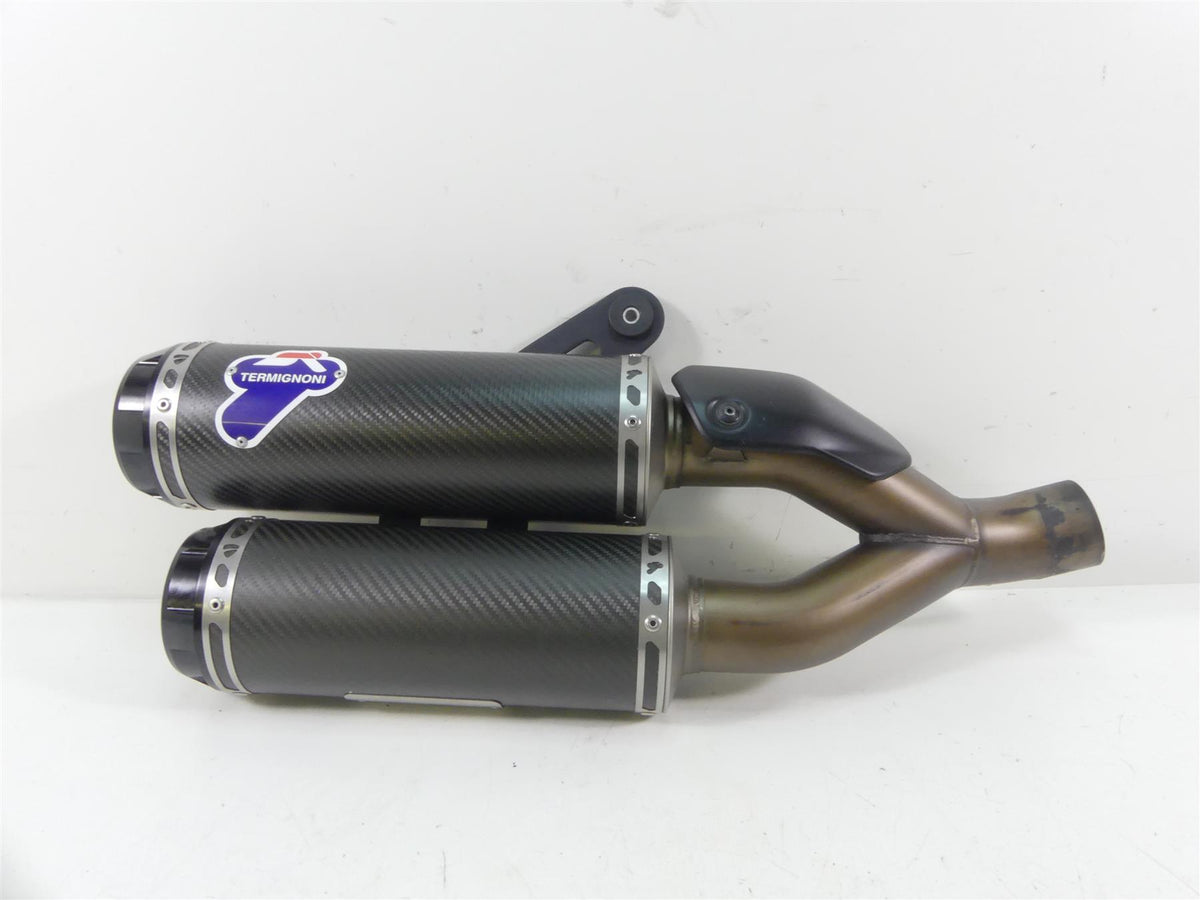 2015 Ducati Monster 1200 S Termignoni Carbon Slip On Exhaust Muffler 96410251A {{ shop.shopifyCountryName }} - Mototech271