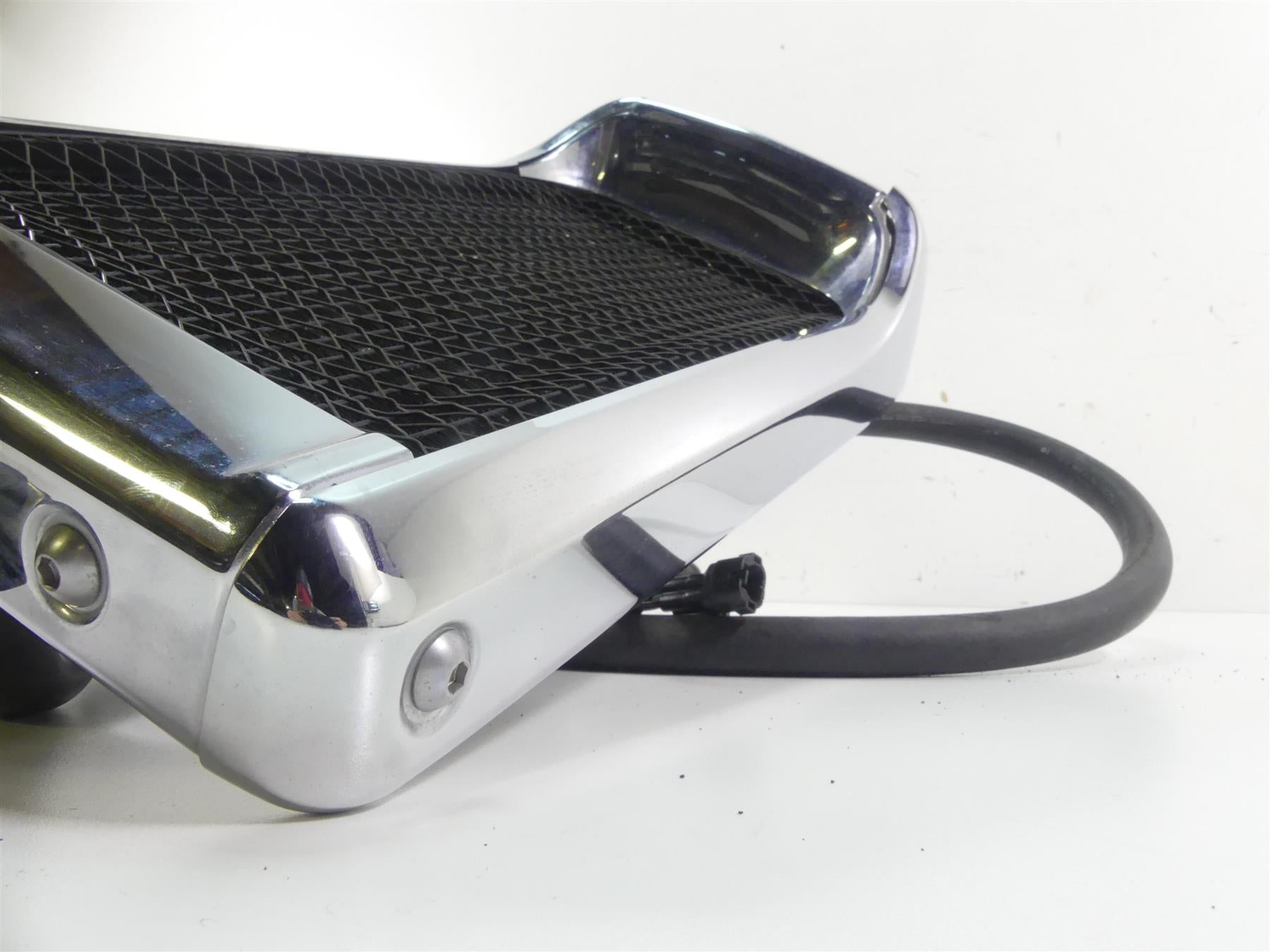 2006 Honda VTX1800 C2 Radiator Fan Hoses Guard Chrome Cover Set 19010-MCH-C21 {{ shop.shopifyCountryName }} - Mototech271