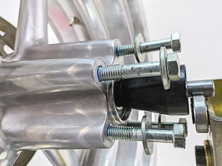 2009 Harley FXCWC Softail Rocker C Straight 18x8 Rear Wheel Rim 41497-08A {{ shop.shopifyCountryName }} - Mototech271