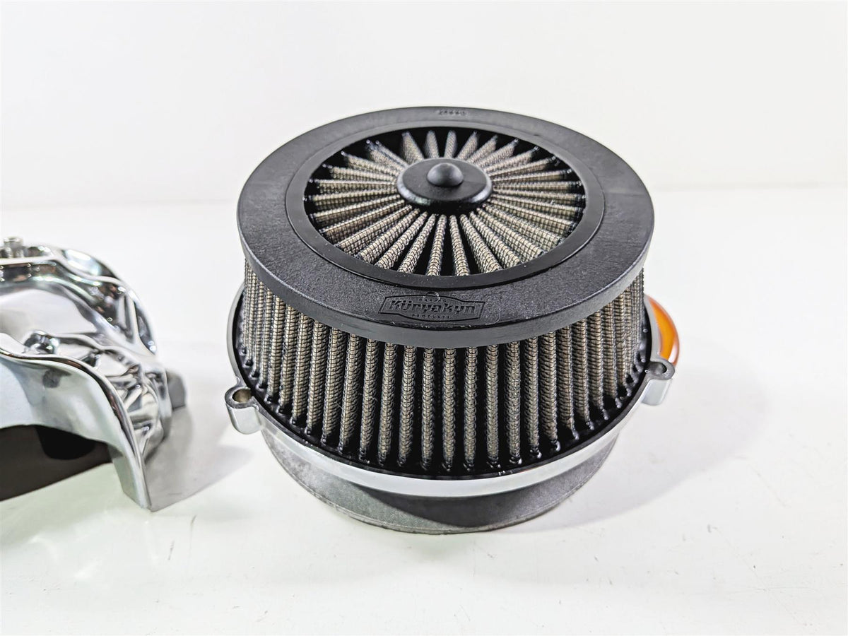 2005 Harley Softail FLSTFSE CVO Fat Boy Kuryakyn Chrome Skull Air Cleaner 950274-Mototech271