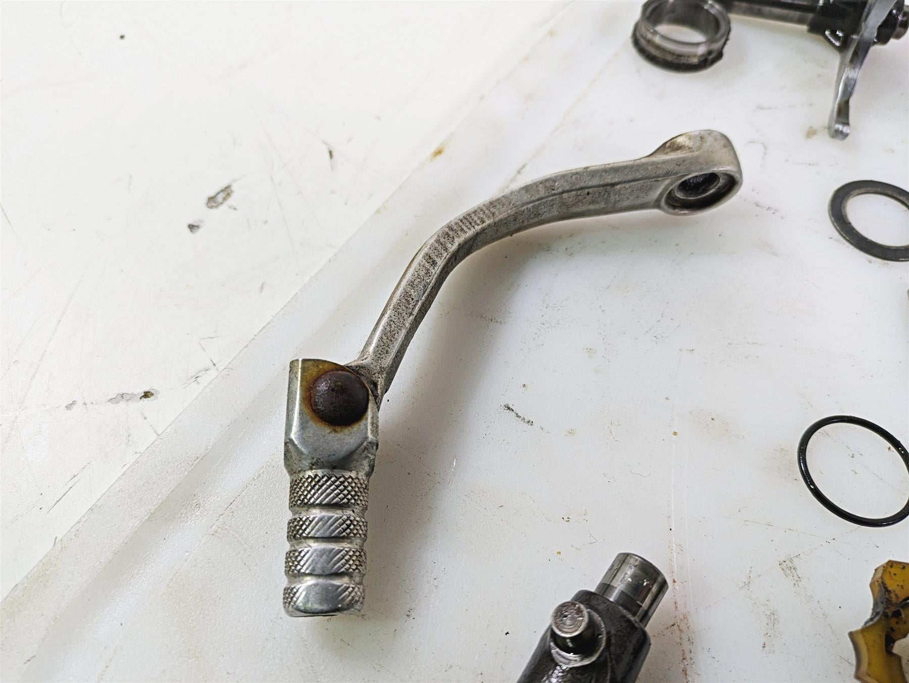 1998 KTM 380 SX MX Transmission Gears Shift Drum Lever Forks 54633003400 54633002500 {{ shop.shopifyCountryName }} - Mototech271
