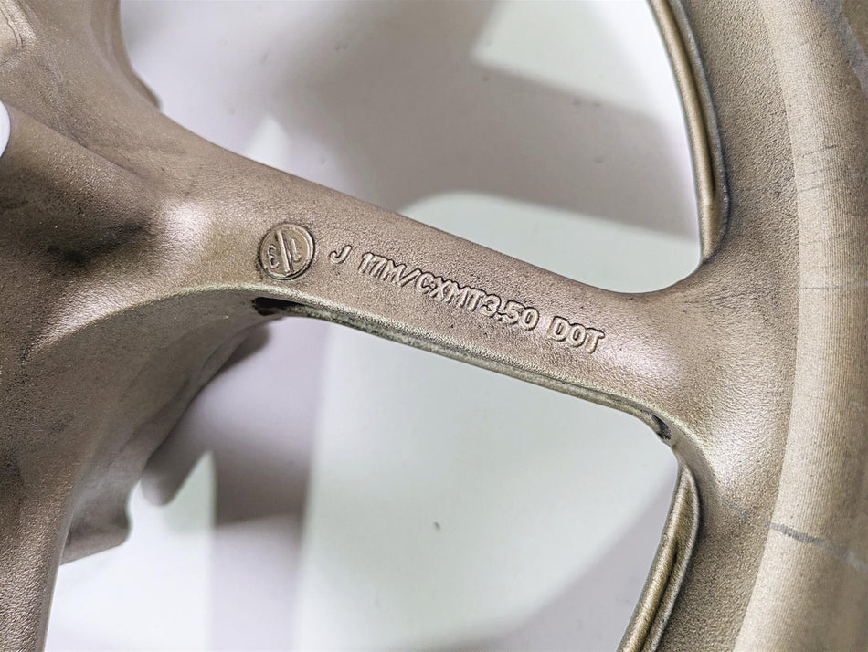 2014 Yamaha YZFR1 R1 RN22 Front Wheel Rim 17x3.5 .44mm Runout 1KB-25168-00- {{ shop.shopifyCountryName }} - Mototech271