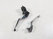 Load image into Gallery viewer, 2012 Harley FLD Dyna Switchback Chrome Clutch &amp; Brake Lever + Perch Set 38608-96
