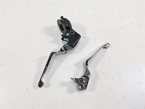 2012 Harley FLD Dyna Switchback Chrome Clutch & Brake Lever + Perch Set 38608-96