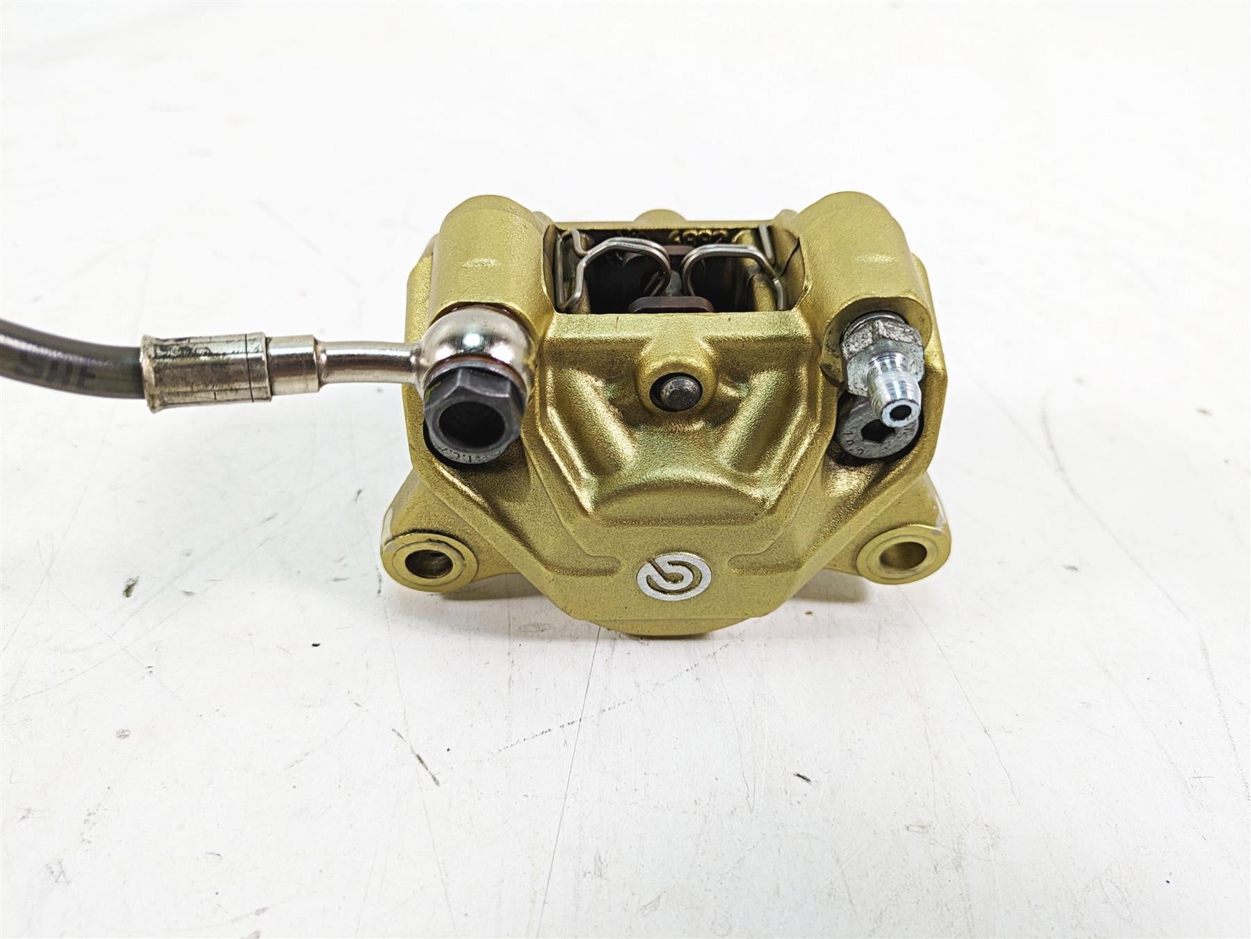2013 MV Agusta F3 675 ERA Rear Brembo Brake Caliper + Line 8000B5204 {{ shop.shopifyCountryName }} - Mototech271