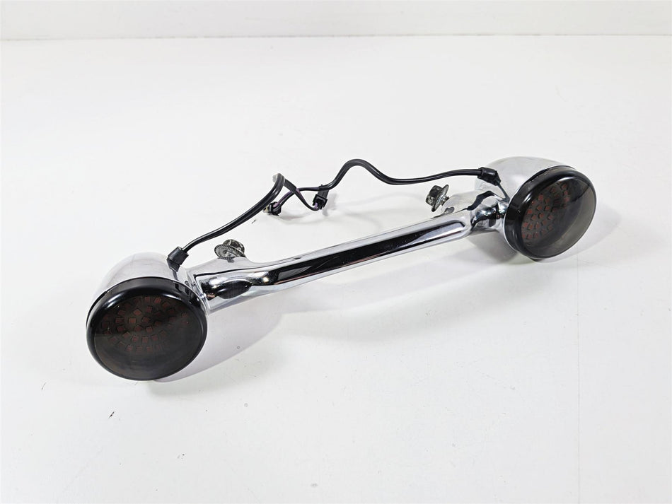 2004 Harley Touring FLTRI Road Glide Rear Chrome Turn Signal Blinker Bar 69197-04-Mototech271