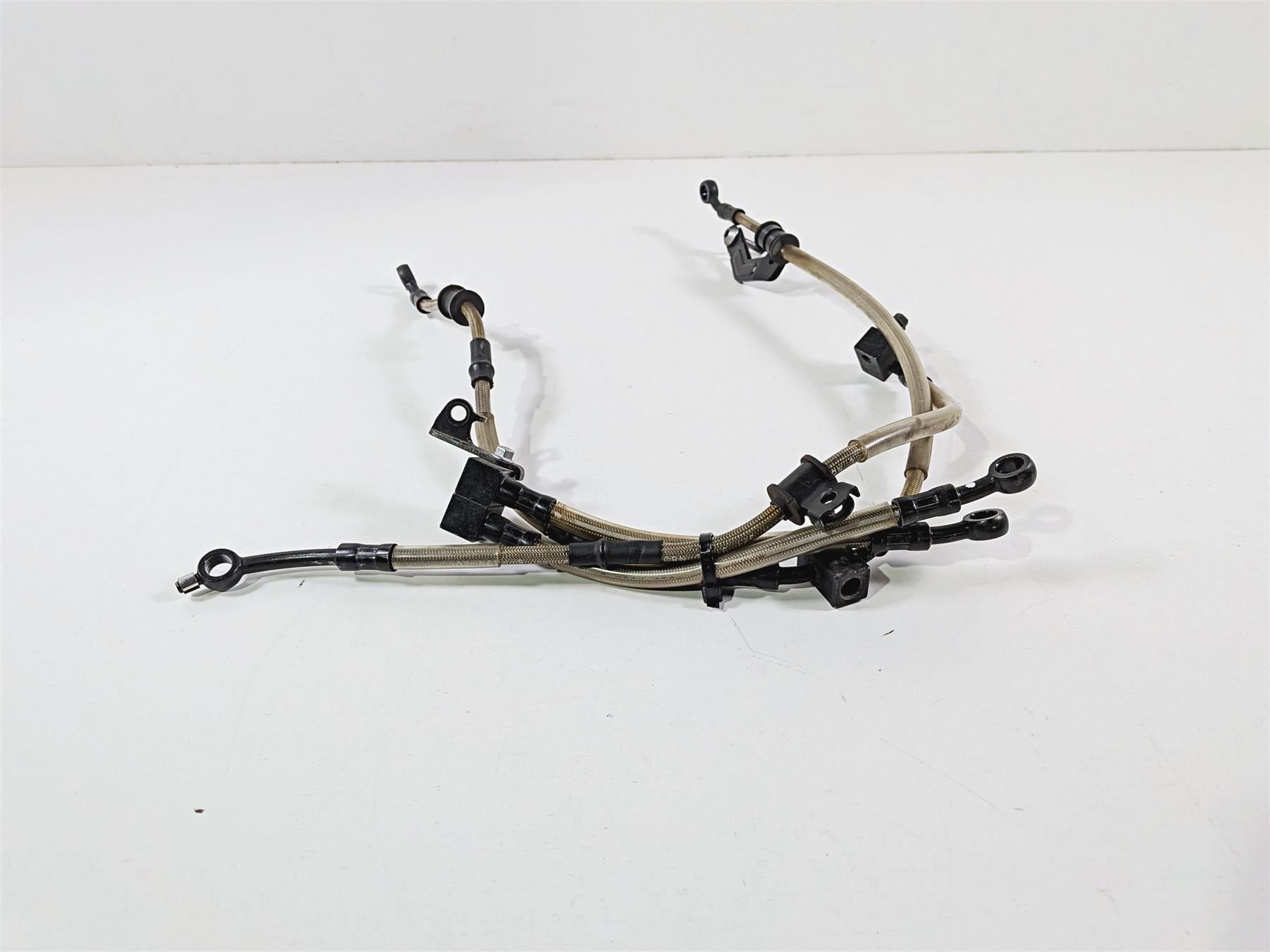 2016 Yamaha YZF R1 RN32 Front Abs Brake Line Set 2CR-2584A-01-00 2CR-2584B-00-00 {{ shop.shopifyCountryName }} - Mototech271
