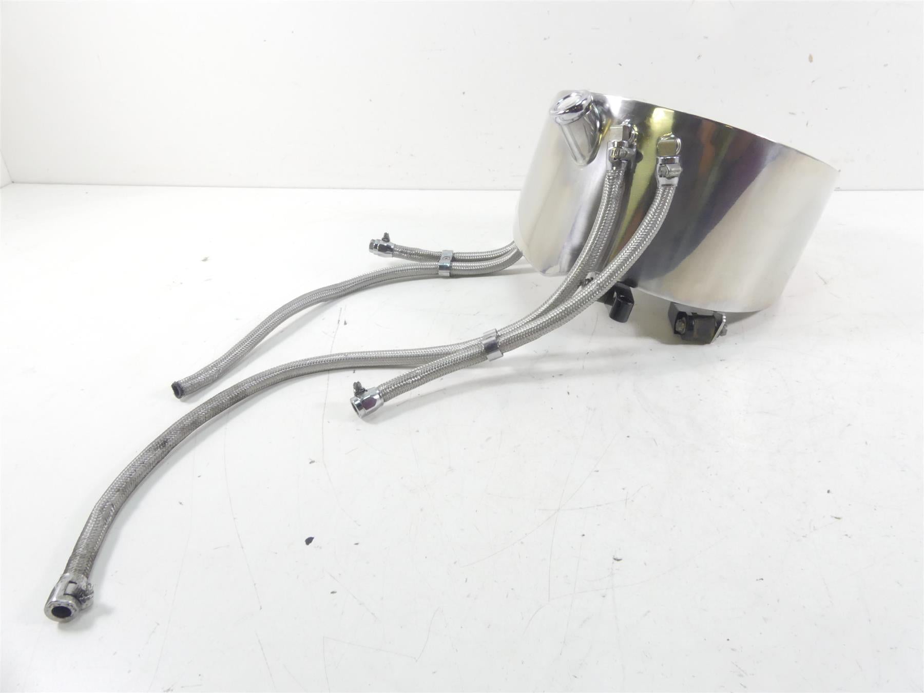 2001 Indian Centennial Scout Polished Stainless Steal Oil Tank & Lines 29-925 {{ shop.shopifyCountryName }} - Mototech271
