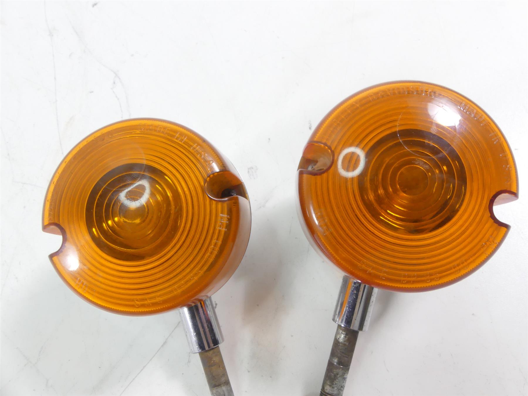 1995 Harley Dyna FXDL Low Rider Rear Blinker Turn Signal Set 68049-93 {{ shop.shopifyCountryName }} - Mototech271