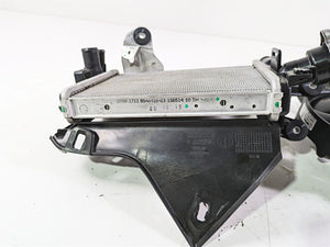 2018  BMW R1200GS GSW K50 Right Radiator + Reservoir Fan & Cover Set 17118546416
