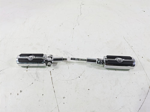 2004 Harley Softail FLSTF Fat Boy Rear Willie G Skull Footpeg Set -Read 50370-04 | Mototech271