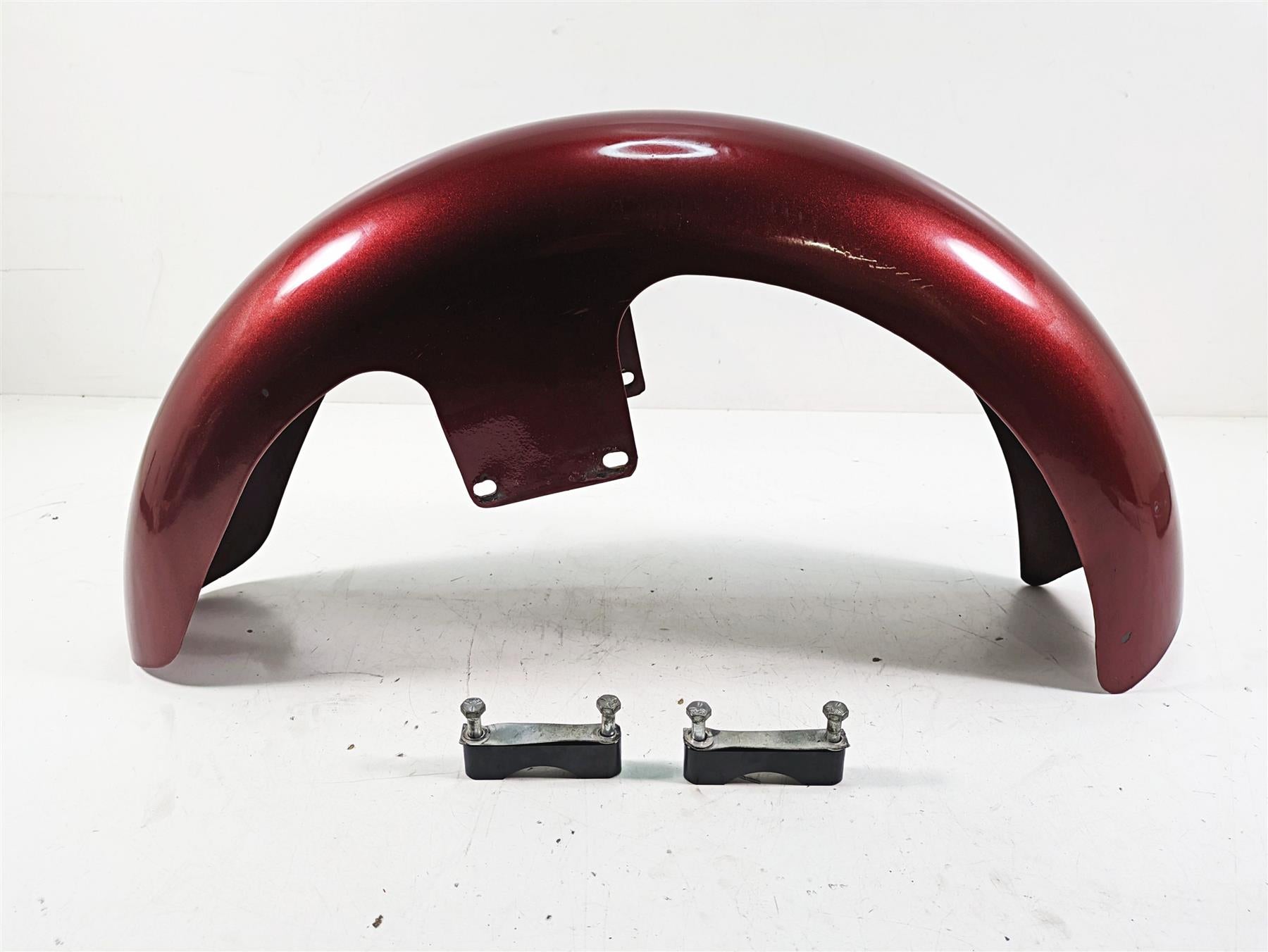 2013 Harley Touring FLHX Street Glide Front Fender 19" Amber Red Sunglo Look {{ shop.shopifyCountryName }} - Mototech271
