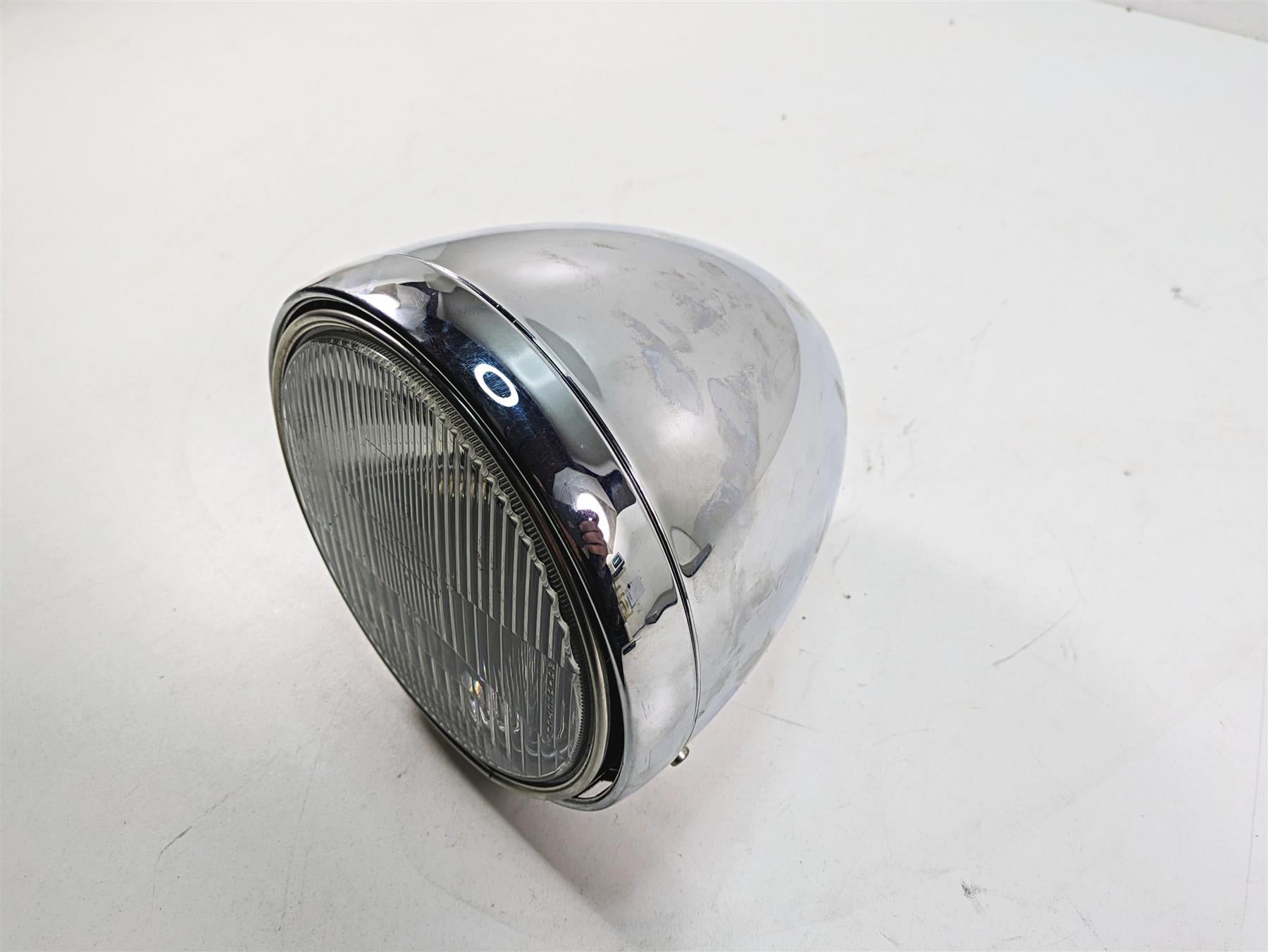 2006 Honda VT1100 C2 Shadow Headlight Head Light Lamp & Mount 61301-MBA-000 {{ shop.shopifyCountryName }} - Mototech271