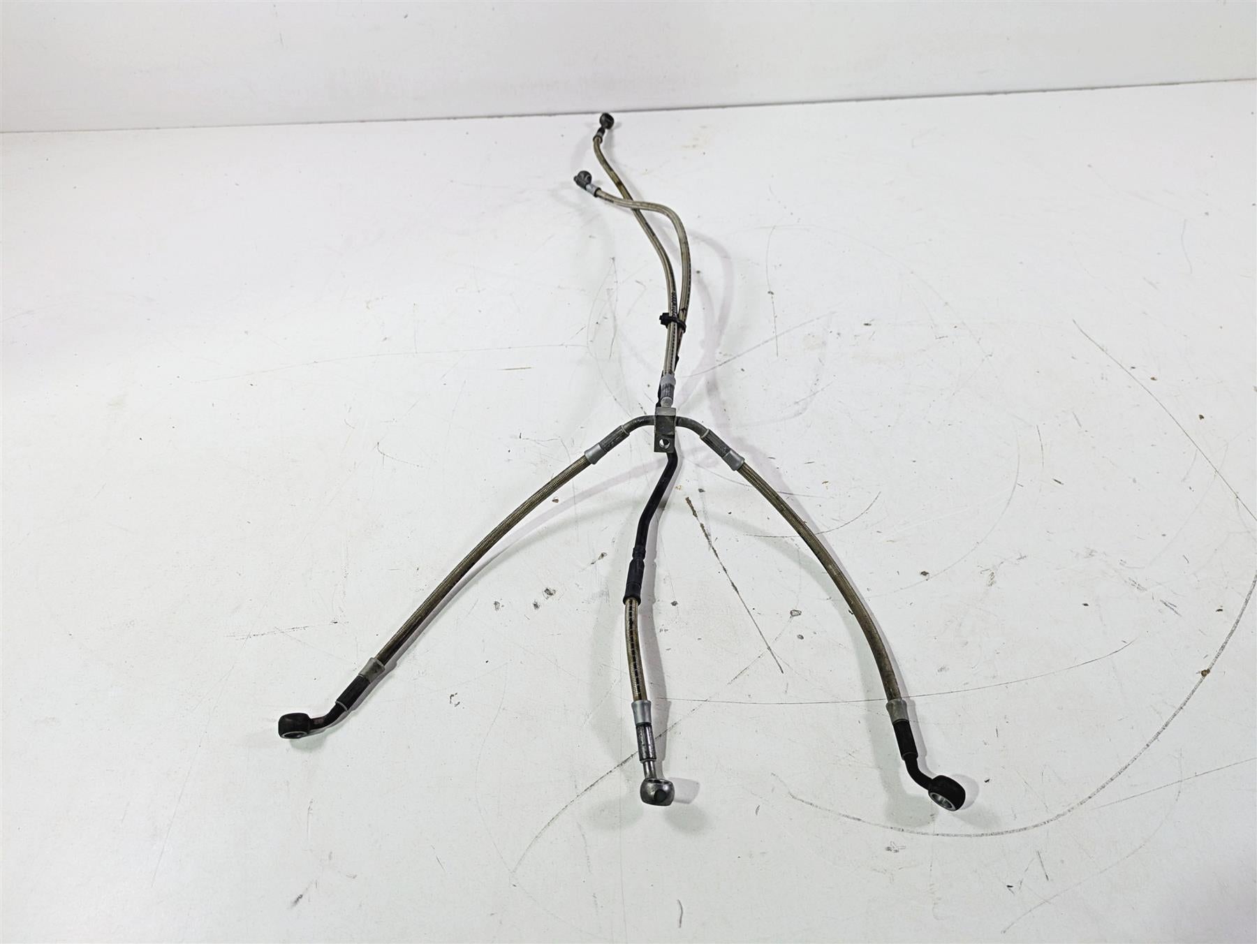 2015 BMW R1200GS Adv K51 Front Abs Brake Line Hose Set 34328526553 34328526552 {{ shop.shopifyCountryName }} - Mototech271
