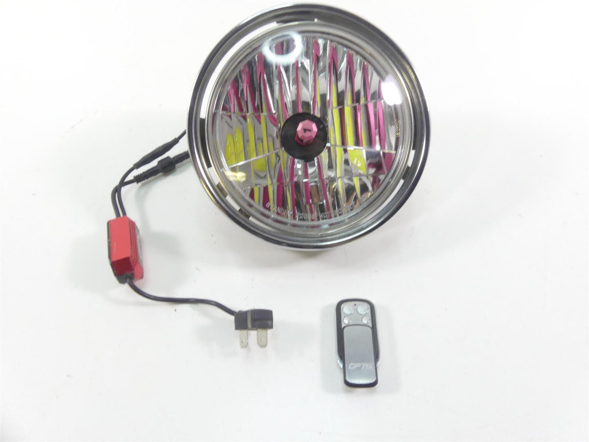 2009 Yamaha XV1700 Road Star Warrior Headlight Opt7 Led Lamp 5PX-84310-01-00 {{ shop.shopifyCountryName }} - Mototech271