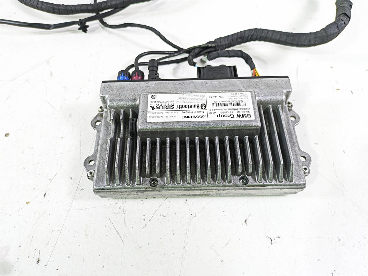 2014 BMW R1200 RT RTW K52 Alpine Amp Amplifier Radio & Antenna Set 65128542065 {{ shop.shopifyCountryName }} - Mototech271