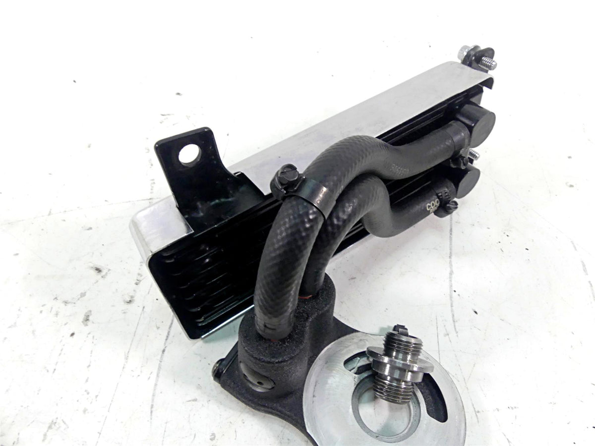 2006 Harley Softail FXSTSI Springer Oil Cooler Flange Chrome Cover Set 26157-07 {{ shop.shopifyCountryName }} - Mototech271