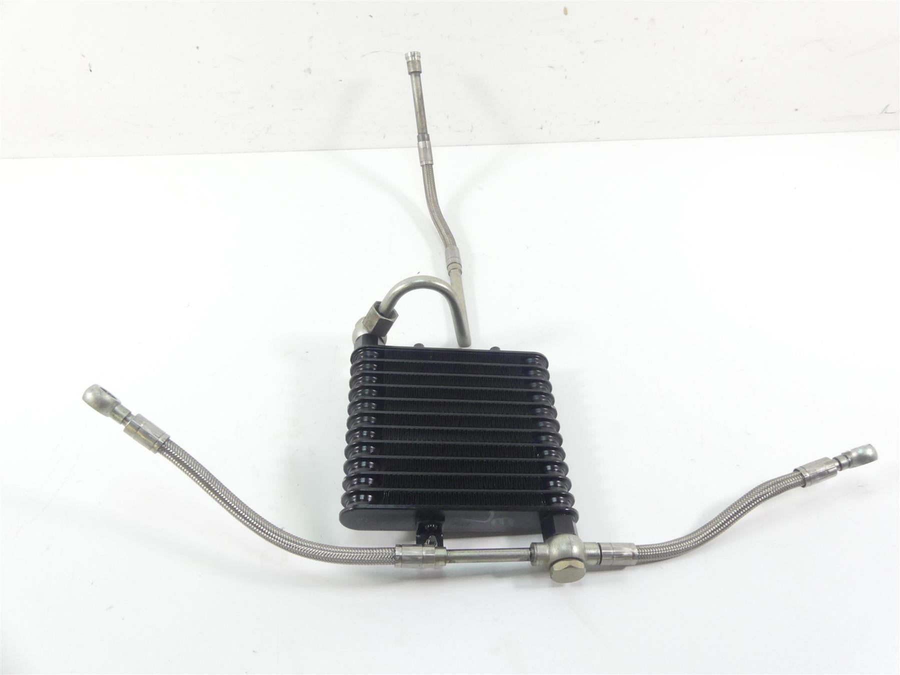 2002 Triumph Bonneville America Oil Cooler Radiator & Line Set T2100283 T2108110 {{ shop.shopifyCountryName }} - Mototech271