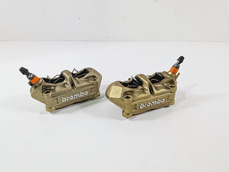 2014 BMW S1000RR K46 Gold Brembo Front Brake Caliper Set 100mm 34117714783 {{ shop.shopifyCountryName }} - Mototech271