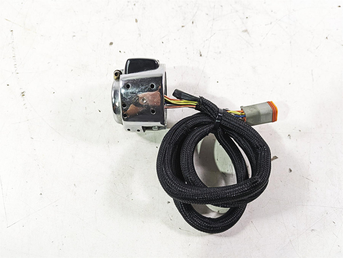 2002 Harley FLSTC Softail Heritage Left Chrome Hand Control Switch 71682-06A {{ shop.shopifyCountryName }} - Mototech271
