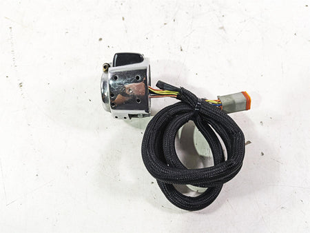 2002 Harley FLSTC Softail Heritage Left Chrome Hand Control Switch 71682-06A {{ shop.shopifyCountryName }} - Mototech271