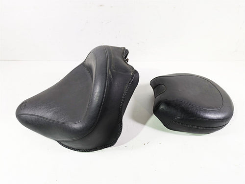 2014 Harley FLS Softail Slim Mustang Front Rear Wide Touring Seat Set 76752 | Mototech271