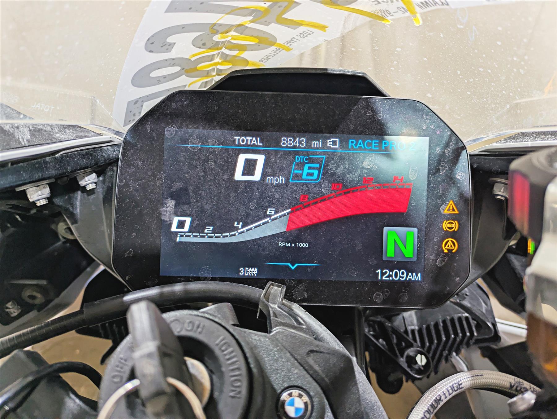 2022 BMW S1000RR K67 Speedometer Gauges Instrument TFT Screen 8K 62117914482-Mototech271