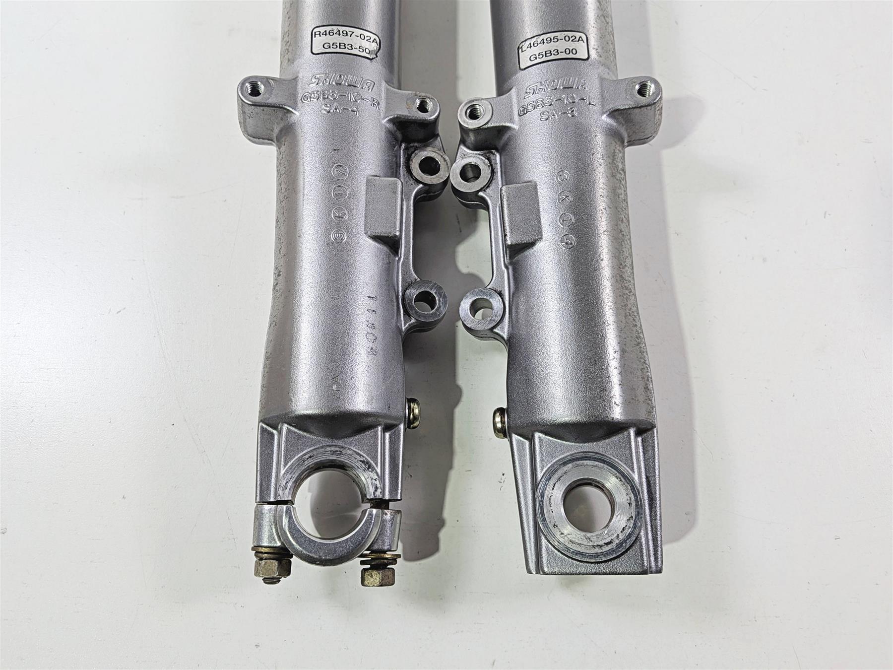 2004 Harley Touring FLTRI Road Glide Straight 41mm Front Fork Legs 46495-02A-Mototech271