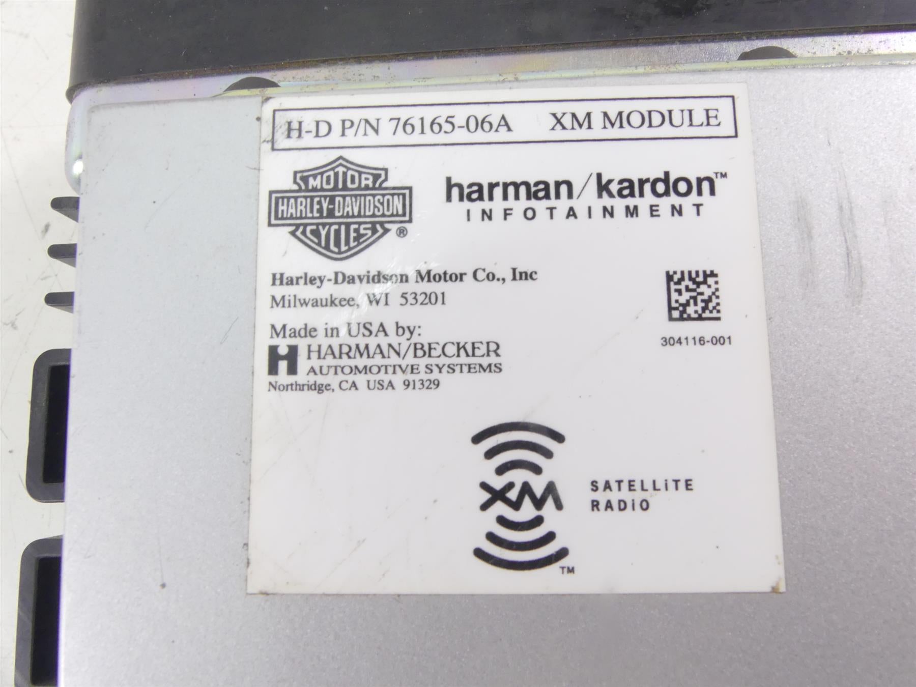 2007 Harley Touring FLHTCU SE CVO Electra Glide Radio CB XM Module Set 76160-06 {{ shop.shopifyCountryName }} - Mototech271