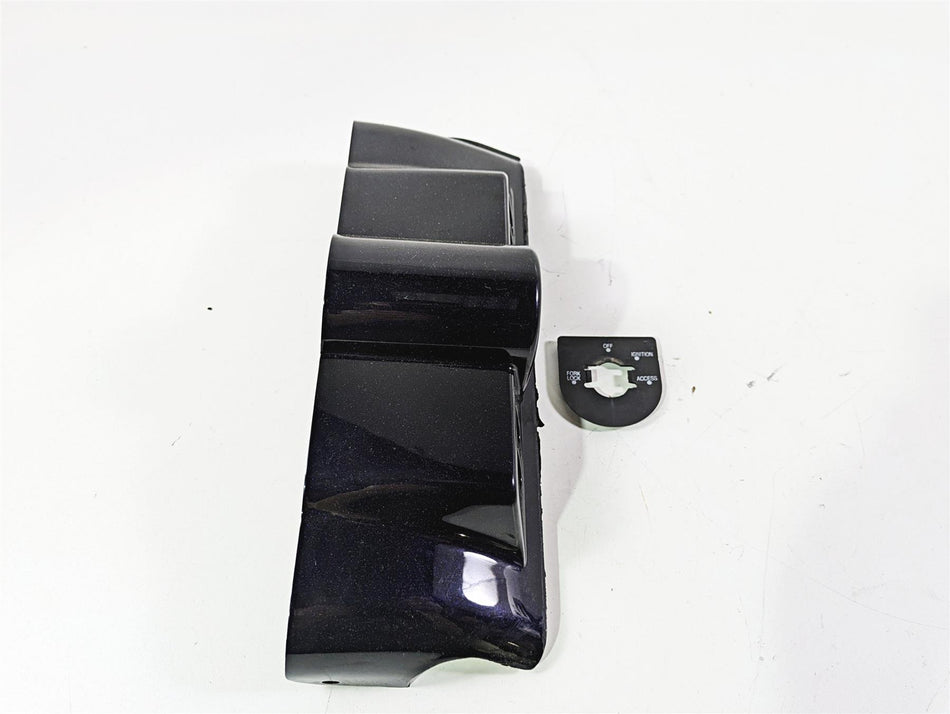 2011 Harley Touring FLHTCUSE CVO E-Glide Ignition Switch Cover Blue 57000072 {{ shop.shopifyCountryName }} - Mototech271
