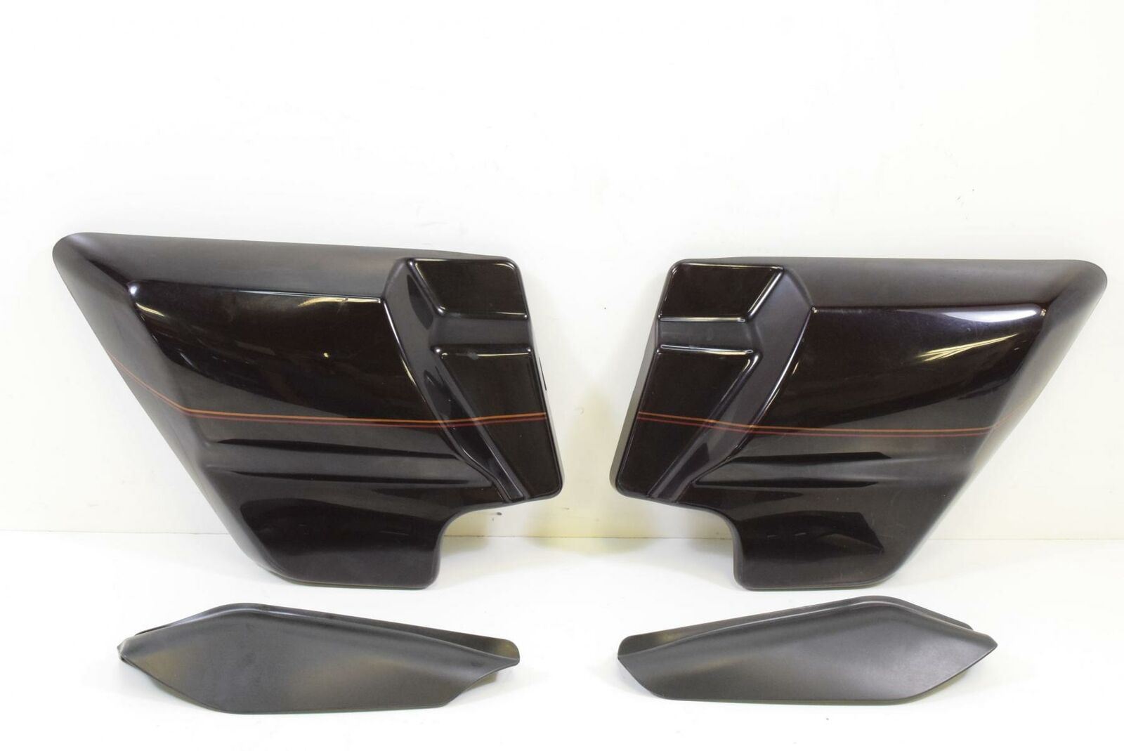 2014 Harley Touring FLHTCU Electra Glide Side Cover Set Blackened Cayenne 662500 {{ shop.shopifyCountryName }} - Mototech271