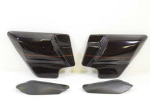 Load image into Gallery viewer, 2014 Harley Touring FLHTCU Electra Glide Side Cover Set Blackened Cayenne 662500 | Mototech271
