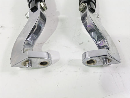 2001 Harley Touring FLHX Street Glide Avon Spike Rear Footpeg Set & Chrome Mount {{ shop.shopifyCountryName }} - Mototech271