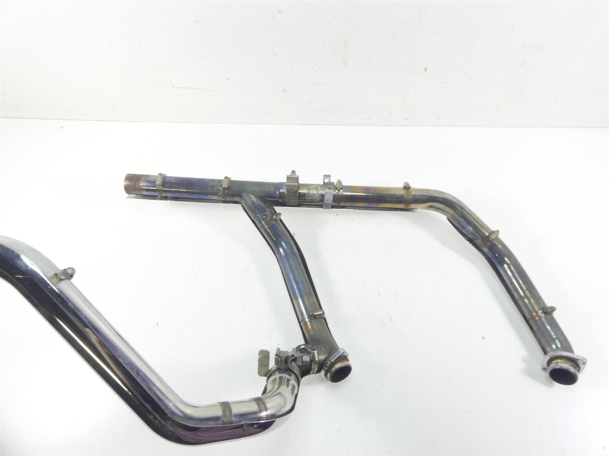 1999 Harley Touring FLHTCUI Electra Glide Nice Oem Exhaust Header Set 65626-98C {{ shop.shopifyCountryName }} - Mototech271