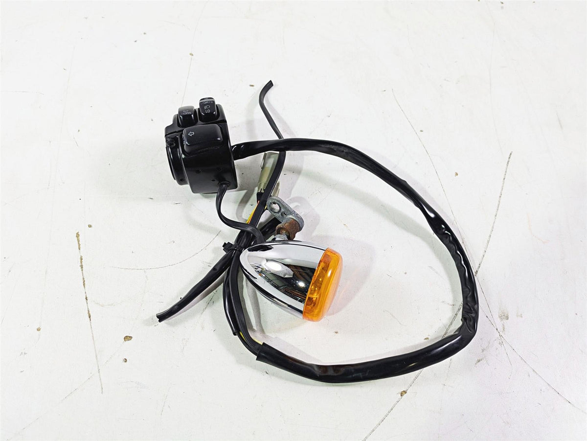 2009 Harley FXCWC Softail Rocker Left Hand Control Switch + Turn Signal 71682-06 {{ shop.shopifyCountryName }} - Mototech271