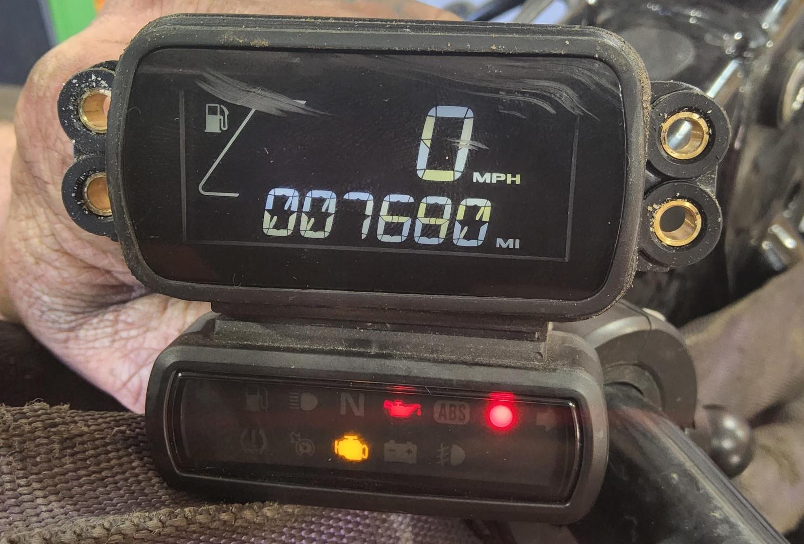 2021 Harley Softail FXBBS Street Bob Speedometer Gauges