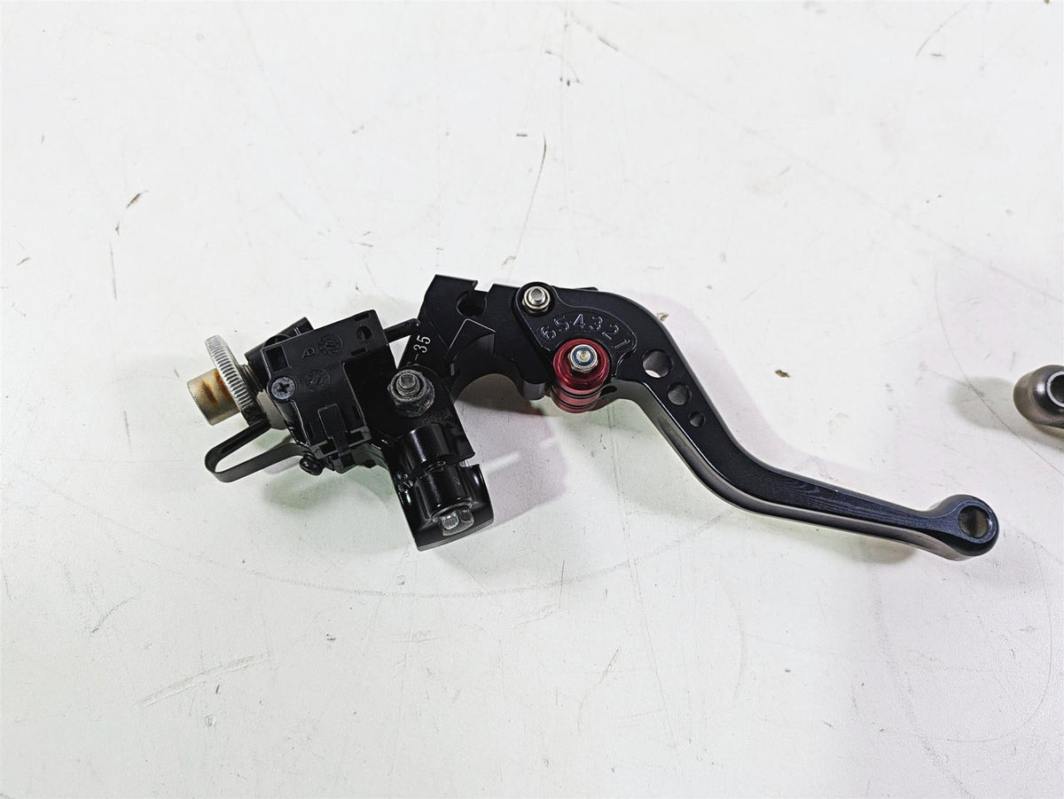 2008 Suzuki GSXR600 Clutch Perch & Both Aftermarket Adjustable Short Levers {{ shop.shopifyCountryName }} - Mototech271
